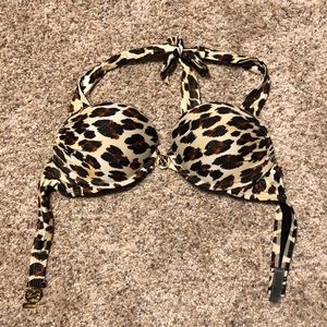 VS Leopard Bikini Top